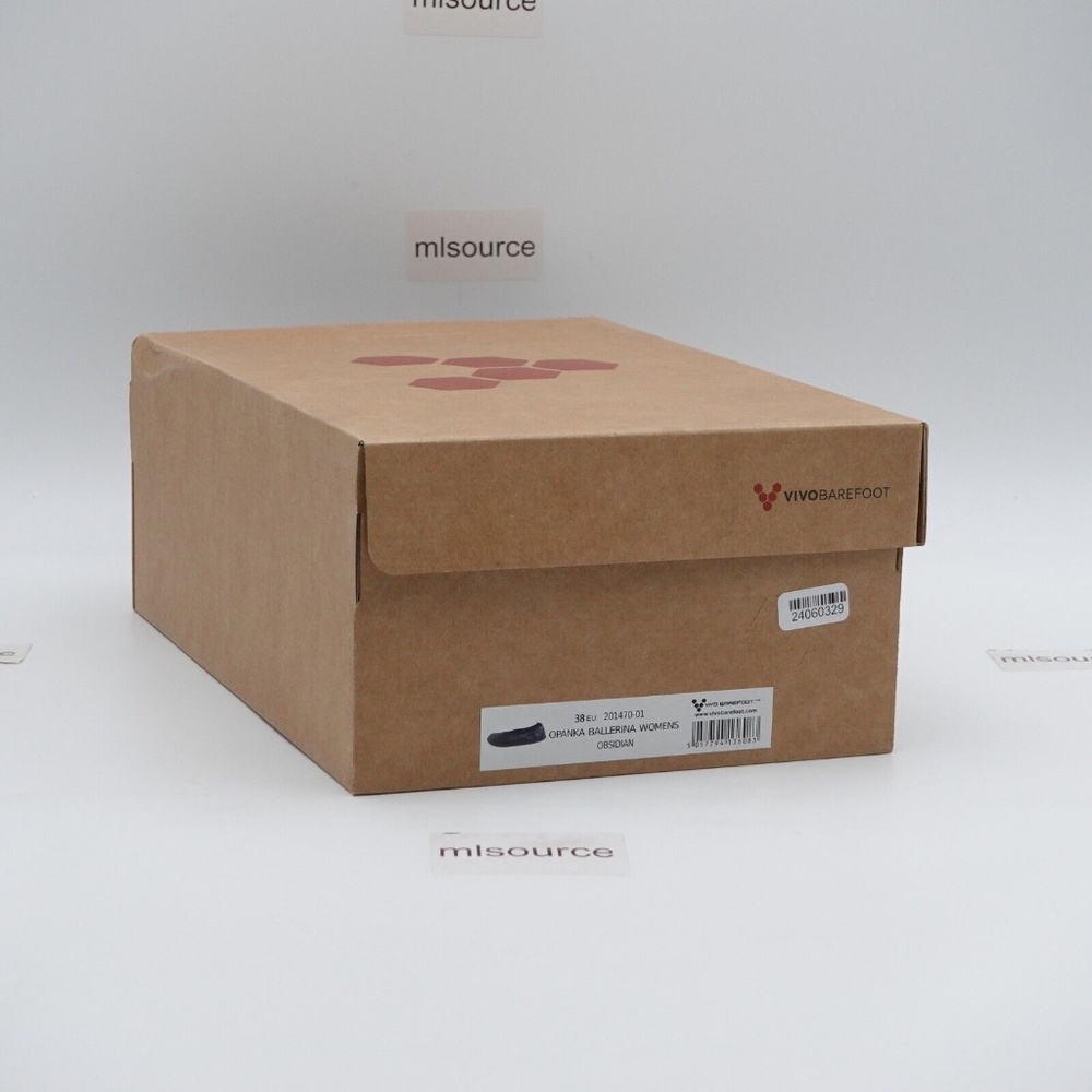 NEW VivoBarefoot Women's Opanka Ballerina Flats 201470-01 Obsidian - Picture 10 of 13